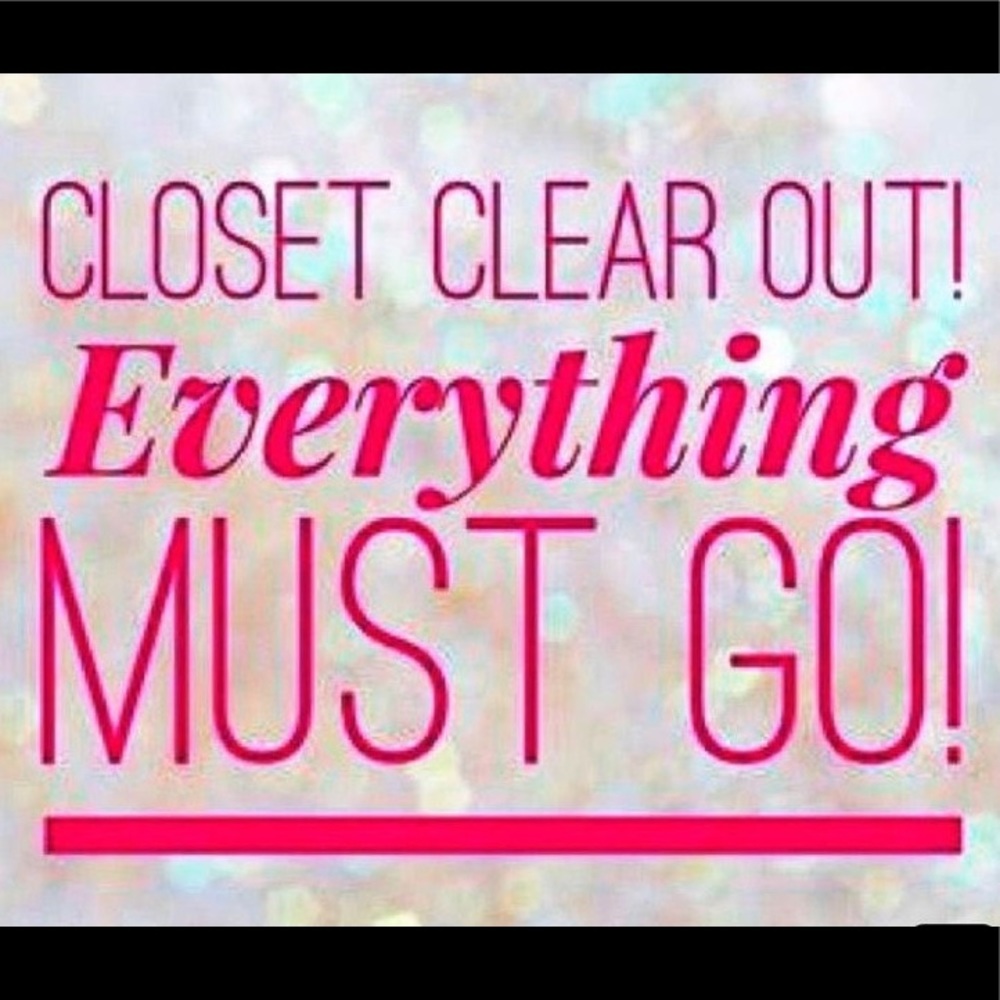 MAJOR CLOSET SALE!!!!
